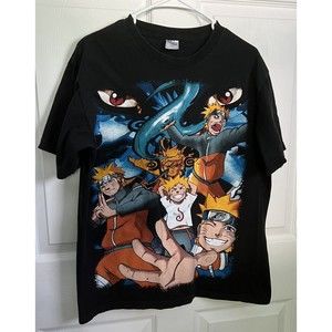 Naruto Shippuden Animex Shirt Large AOP All Over Print Graphic